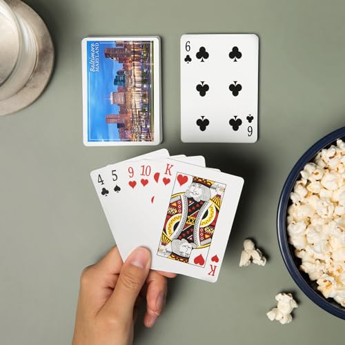 Naipes de Poker Skyline Baltimore Maryland, 52 cartas miniatura 2