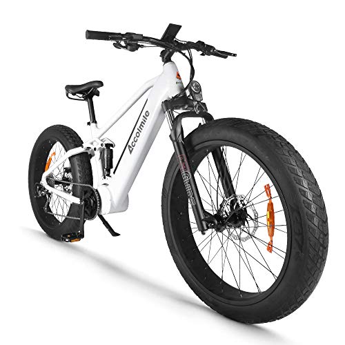 Bicicleta eléctrica para Fat Tire Beach Snow Bicicleta eléctrica de 26 pulgadas,...