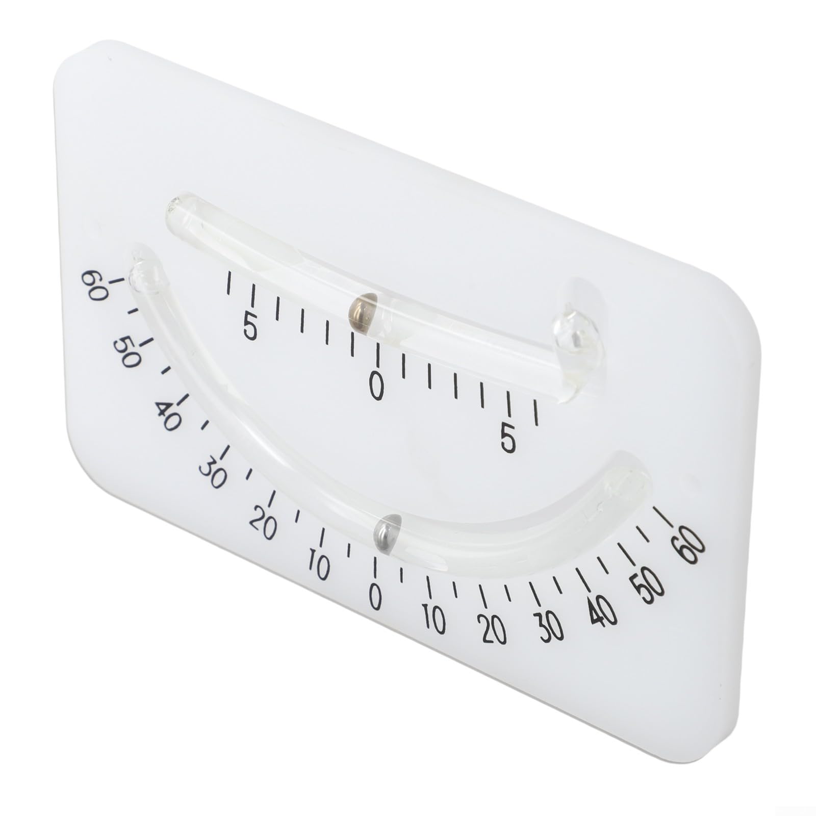 Marine Clinometer für Segeln und Navigation Genauer Steigungsmesser für Segelboote und Fischerboote (Weiß + Grün)