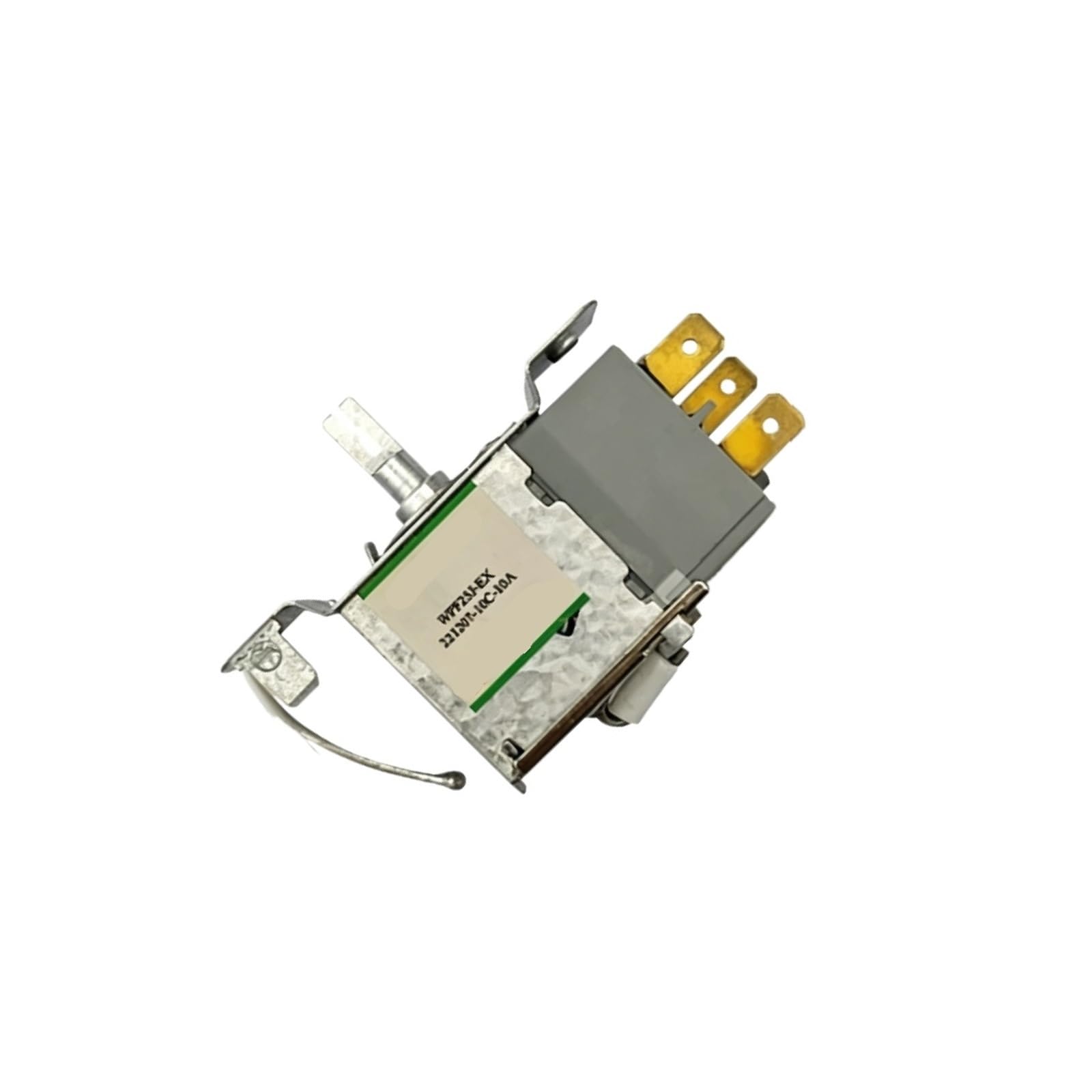 Termostato De Descongelación for Refrigerador, Compatible Con Homa, WPF25J-EX 50 Cm, 3 Pines, Piezas De Repuesto for Termostato Mecánico De Refrigerador, Calentador De Descongelación De 2 Piezas Para