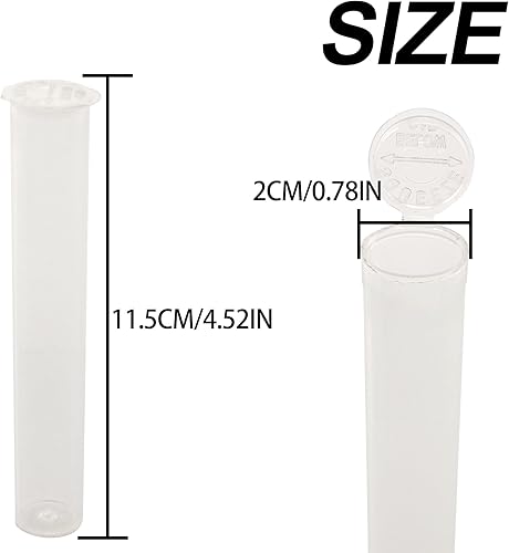 Miniatura 2 de Tubos de 4.567 in, recipiente de sellado, impermeable, hermético, a prueba de olores, botellas de plástico para apretar con tapas (transparente, 6