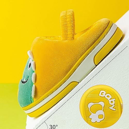 Toddler Boys Girls House Dinosaur Plush Slippers Cute Dinosaur Soft Bottom Comfortable Winter Fall Warm Home Slipper4