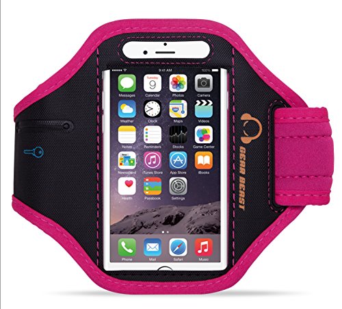 Gear Beast Samsung Galaxy Note 3 Premium Nylon/Neoprene Sports Armband (Pink)