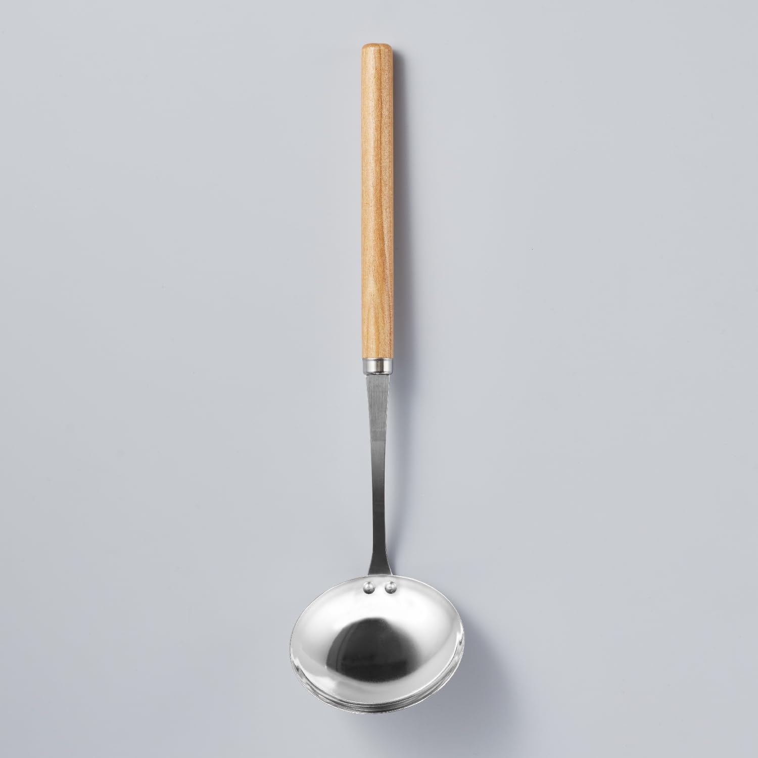KAI KAI KITCHEN DH8157 Tabletop Pot, Convenient for Serving and Serving, Small, Wooden Pattern, Ladle, Beige, Made in Japan