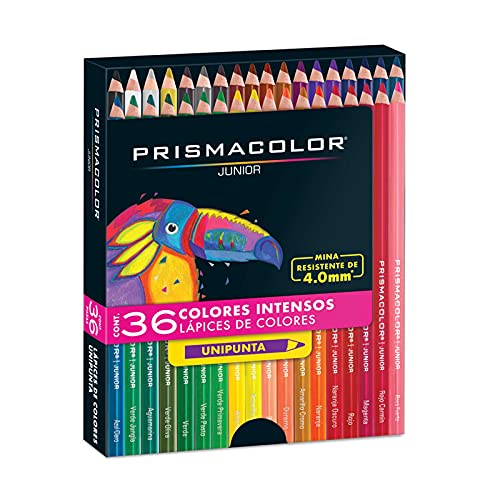 Prismacolor colored pencils set, pack of 36, junior 4.0mm