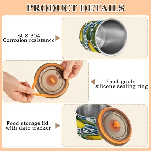 Envase hermético para café de acero inoxidable Blueangle 500ml miniatura 4