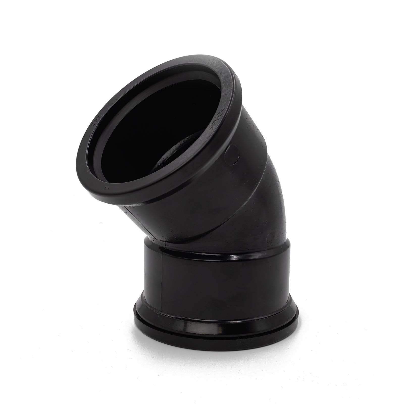 Truly Pvc Limited Black 45° Bend (Double Socket), Kayflow 110Mm Soil & Waste Pipe Fitting