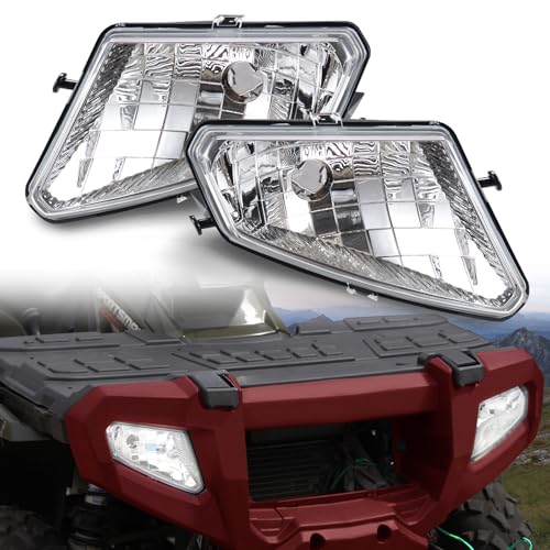 A & UTV PRO Headlight Housing for Polaris Sportsman 500 2005-2010, Head Light Covers for Polaris Sportsman 500 HO EFI TOURING 2005-2010, 2PCS