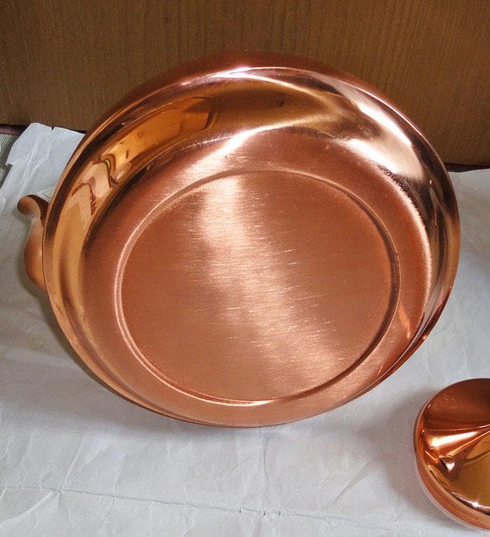 Amazon | ?? 中 森井金属 純銅製ケトル 2L 籐巻き持ち手 | ノー