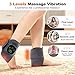APZYI Foot Renew Triple Method Massager, 2-in-1 Foot Massager for Neuropathy, Foot and Ankle Massager with 3 Vibration Mode & 4 Heat Levels, Portable Feet Massage Home Travel All Ages Ankle Massage
