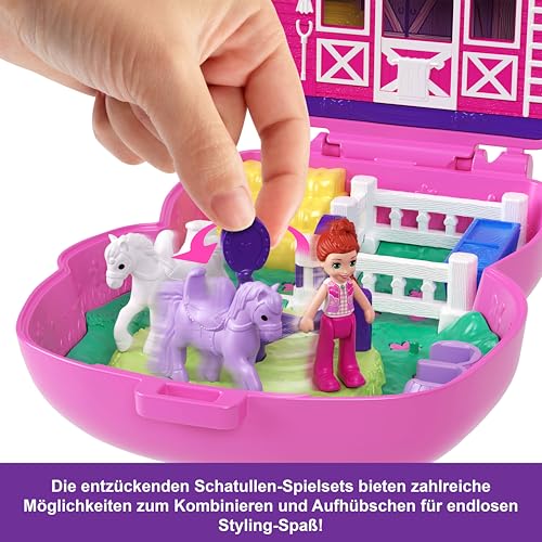 Polly Pocket Puppen & Spielset, Pony Rodeo Schatulle – Ansicht 5