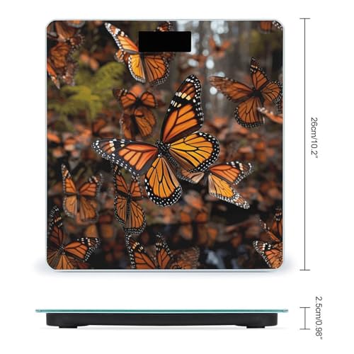 Báscula digital para baño con pantalla LCD grande miniatura 2