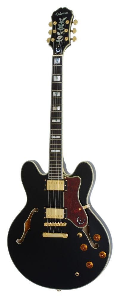 Epiphone Sheraton II Ebony Gold Hardware : Amazon.in: Musical  