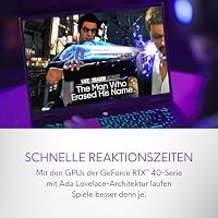 Alienware m16 R2 Gaming Laptop - 16 Inch QHD+ 240Hz, Intel Core Ultra 7 Series 1, 16GB RAM, 1TB SSD, NVIDIA GeForce RTX 4060, Windows 11 Home, German AlienFX Keyboard - Dark Metallic Moon – Ansicht 2