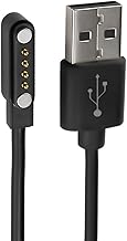 Haourlife Replacement Magnetic Charging Cable for Bone Conduction Headphones, USB Charger Cord for 4-pin Interface Bone Conduction Headphones, Smartbands, and Smartwatches (7.62mm Pitch)