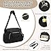 Diaper Bag Tote, Crossbody Large Travel Baby Bag for boys & Girls with Changing Pad & Pacifier Case, Black