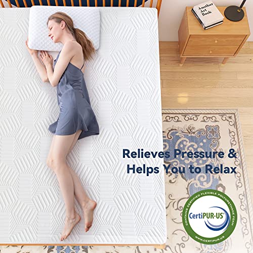 Vyfipt 10 Inch Full Size Memory Foam Mattress With Removable Cover,Gel Infused Medium Firm Mattress,Compressed In A Box,Certipur-Us Certified,Made In Usa (Full) #TOP4