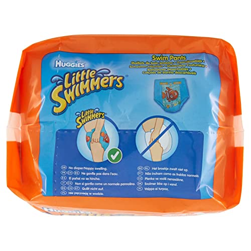Image of HUGGIES LITTLE SWIMMERS BABY SWIM PANTS 11PC (5-6) (12-18KG)