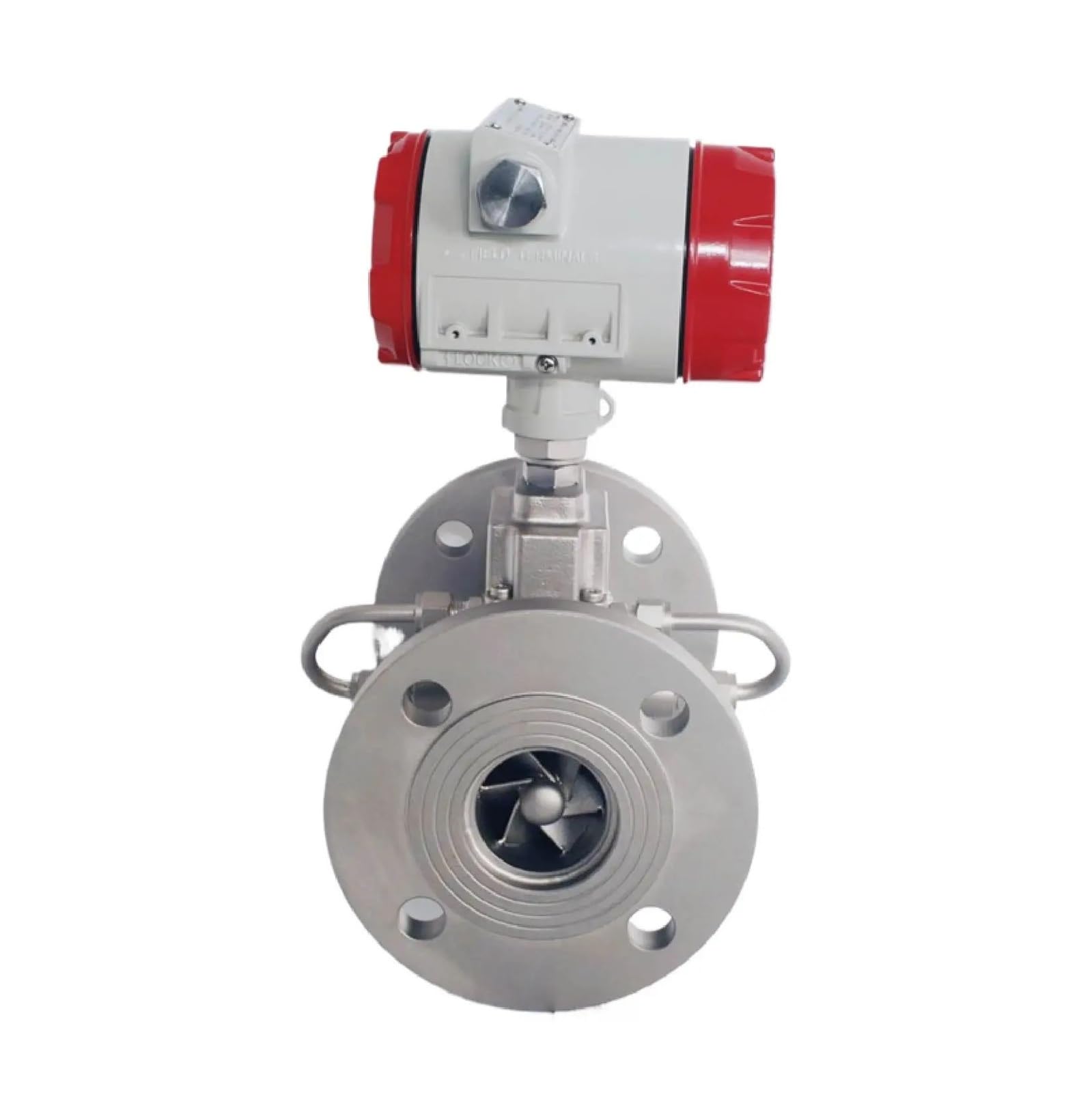 Medidor de Flujo Digital Exactitud del Acero Inoxidable DN80 DN100 de Digitaces biogás Gas Natural Metro Flujo Alta(DN80)