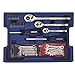 Kobalt 227-Piece Standard (SAE) and Metric Polished Chrome Mechanic's Tool Set