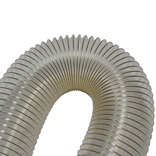 Rubber-Cal 01-202-5-12 "PVC Flexduct" General Purpose, 5"ID x 12' Fully Stretched, Clear by Rubber-Cal - Image 2