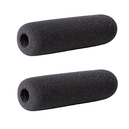 Movo F14 Foam Windscreen for Shotgun Microphones for up 8cm including the Azden SGM-PDII, SMX 10, ECZ-990 (2 PACK)