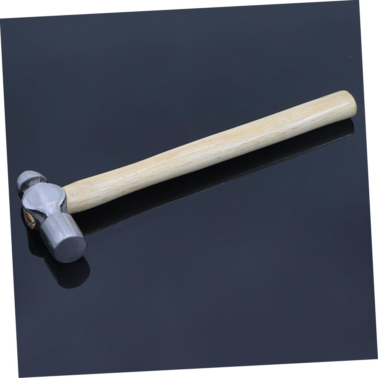 NUOBESTY Carbon Steel Chasing Hammer – Wood Handle Jewelry Making Tool For Engraving & Planishing