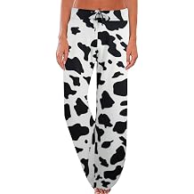 NEWCOSPLAY Womens Comfy Pajama Pants Casual Drawstring Palazzo Lounge Wide Leg Pants