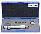 Accusize Industrial Tools 0.2-1.2'' by 0.001'' Inside Micrometer, Satin Chrome Finished, Eg00-3221