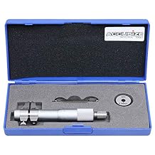 Accusize Industrial Tools 0.2-1.2 by 0.001 Inside Micrometer, Satin Chrome Finished, Eg00-3221