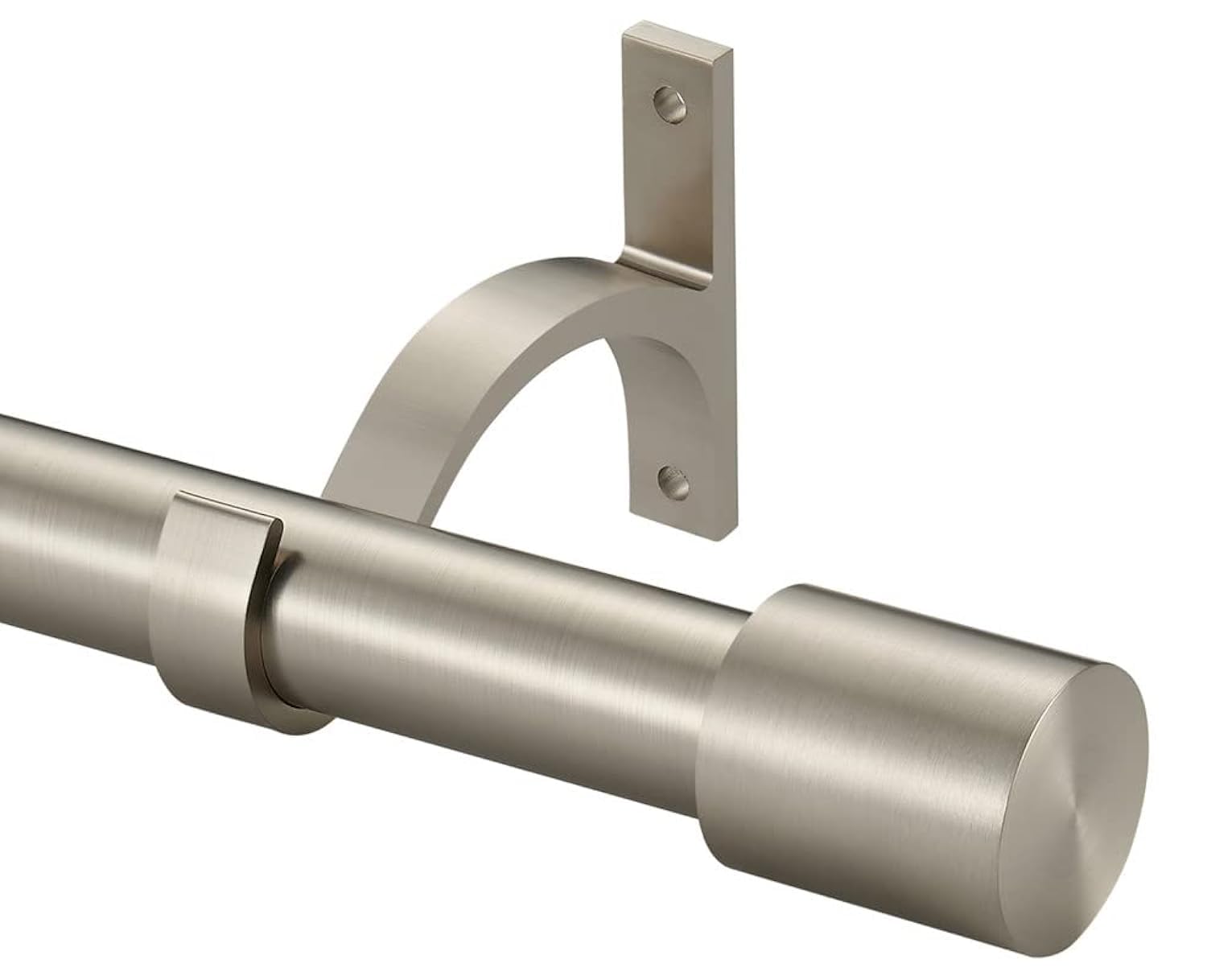 Brushed Nickel Cafe Curtain Rods Brushed Nickel Double Curtain Rods,