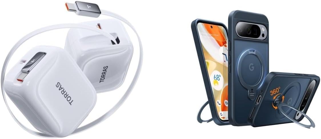 Google Pixel 9 Pro XL Case & Dual-Port USB C Charger