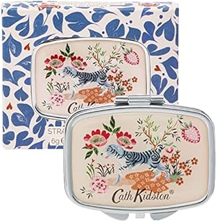 Cath Kidston Artist Kingdom Compact Mirror Lip Balm | Help Lips Feel Soft | Shea Butter, Cocoa Seed Butter & Vitamin E | Cruelty Free & Vegan Friendly | 6g