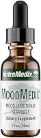 Vista 1 de NutraMedix MoodMedix - Suplemento de apoyo al estado de ánimo con garra de gato líquida biodisponible y gotas de raíz de cúrcuma, suplemento