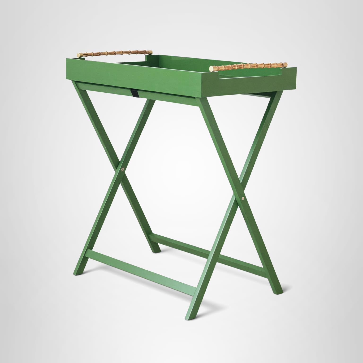 Amazon.com: Creative Co-Op Verdant Bamboo-Handled Folding Tray