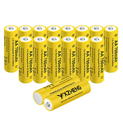 Rechargeable AA NiCd 700mAh 1.2V Solar Garden Lights Batteries by YXZheng