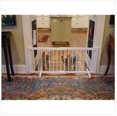 free standing step over pet gate