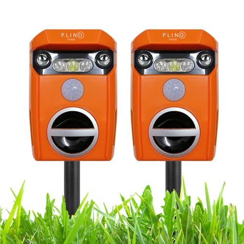 Repellente Topi Repellente Per Gatti, Ultrasuoni Dissuasore Per Gatti Solare Con Flash Repellente Per Cani - Foto 12