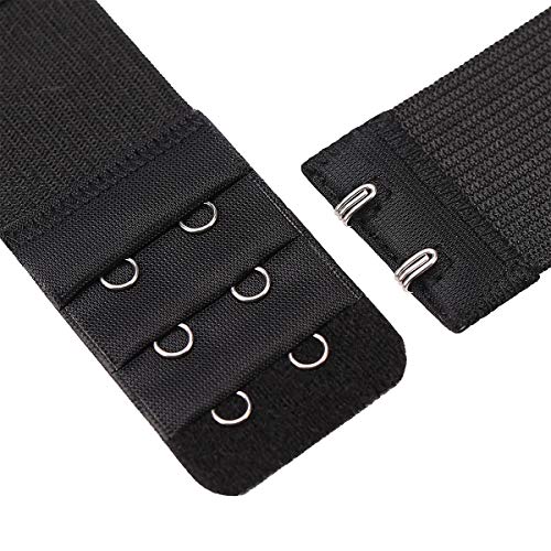 iminoo 6 Pcs Women's Bra extenders 2 Hooks/3 Hooks Bra Extension - Image 3