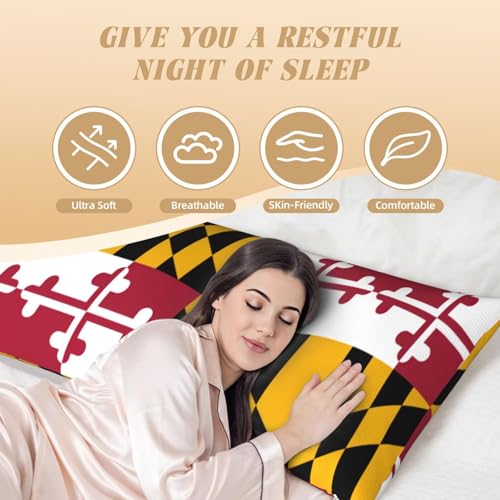 Housse de coussin de corps Maryland ultra douce contre le mal de dos