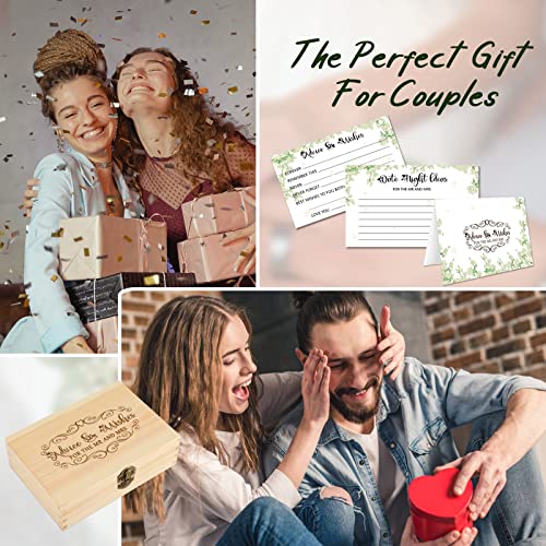 60Pcs Advice And Wishes For The Mr And Mrs, Wedding Advice Cards For Wedding Games, Bridal Shower Guest Book Advice Cards Box For Bride And Groom, Well Wishes & Date Night Ideas For The Mr And Mrs #TOP5