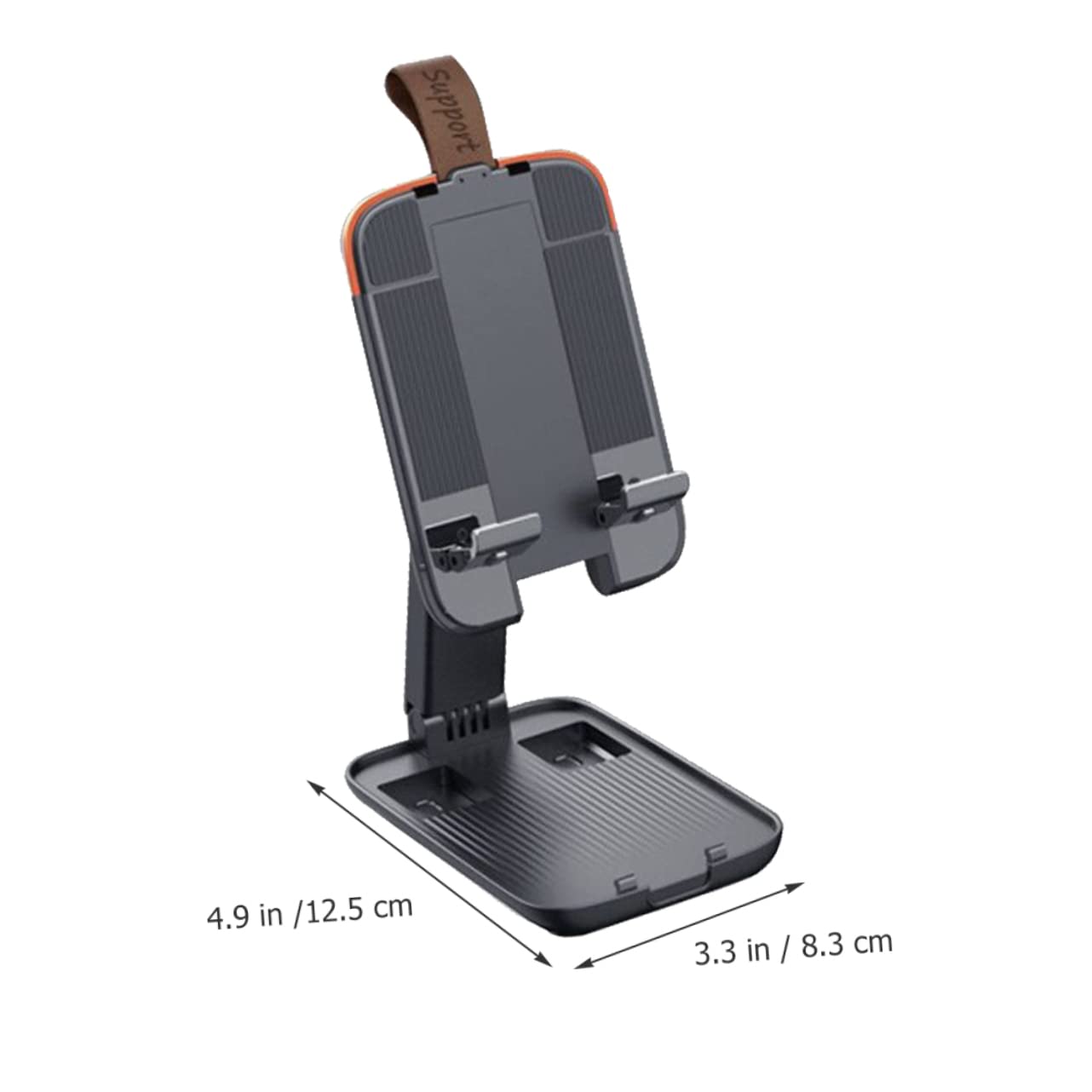 WOONEKY Soporte De Teléfono Móvil Plegable Soporte De Teléfono Ajustable para Escritorio Soporte De Escritorio De Teléfono Celular Tableta Portátil Soporte De Teléfono De Aleación De