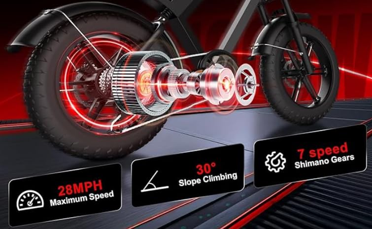 MOVCAN Integrated Wheel Motor for V30 & V30MAX Motors, 1000W & 1500W (V30MAX Motor)