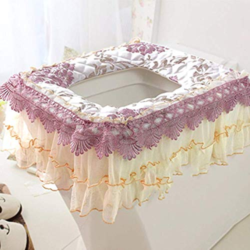 Housse de siège de toilette lavable pour un hiver chaleureux au salon d'eau