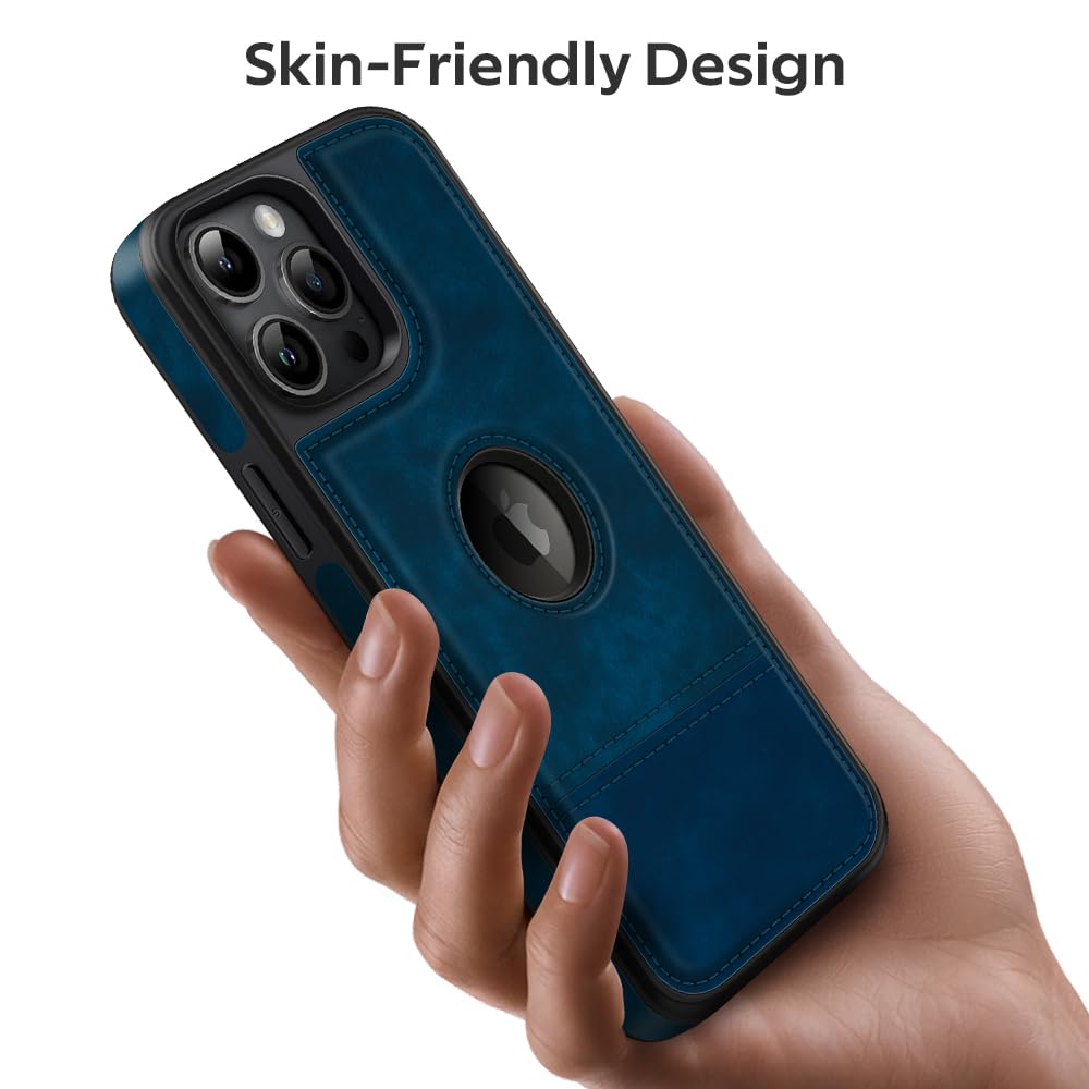 Cover Magnetica per iPhone 14 Pro Max Custodia Compatibile con MagSafe, Retro Antigraffio Trasparente Pelle Flip Case con Slot per iPhone 14 Pro Max Cover (6,7 Pollici, Viola