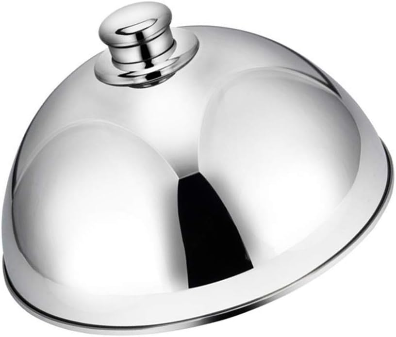 Yardwe Stainless Steel Dish Food Cover, Dome Plate Covers