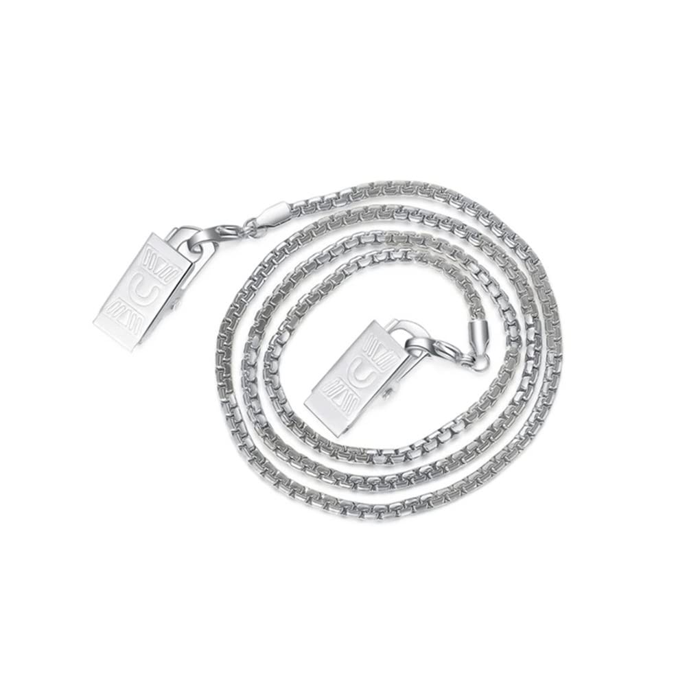 OMNIOF OMNIOF Correa for Gafas, Cadenas for Gafas for Mujer, Cadena de Cuello de Acero Inoxidable con Clips, Cadenas Elegantes for Sujetar Gafas Adecuado para Gafas y máscaras