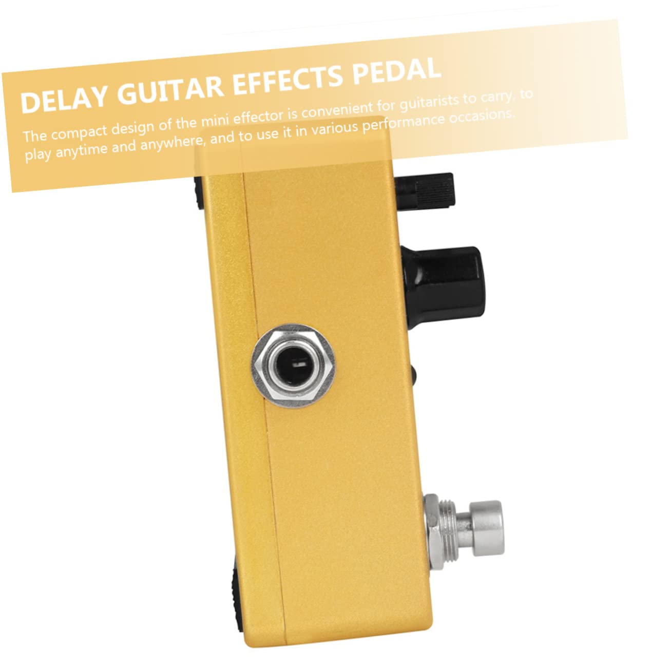 ibasenice Electric Guitar Pedal Stereo Analog Delay Guitar Accessory Fuzz Pedal Easy to Use for Anywhere Performance