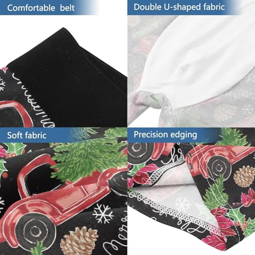 ZZKKO Men's Underwear Briefs Christmas Red Truck Trees Men's Boxer Briefs,Trunks Underwear for Men S-XXL4