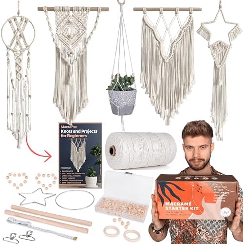 UHAPEER Macrame Kits For Adults Beginners With Instructions, DIY - View #12